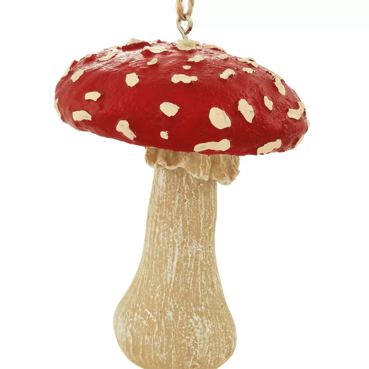 Bronner's Christmas Wonderland Mushroom With Red Top Resin Ornament> Outdoors, Camping, & Nature