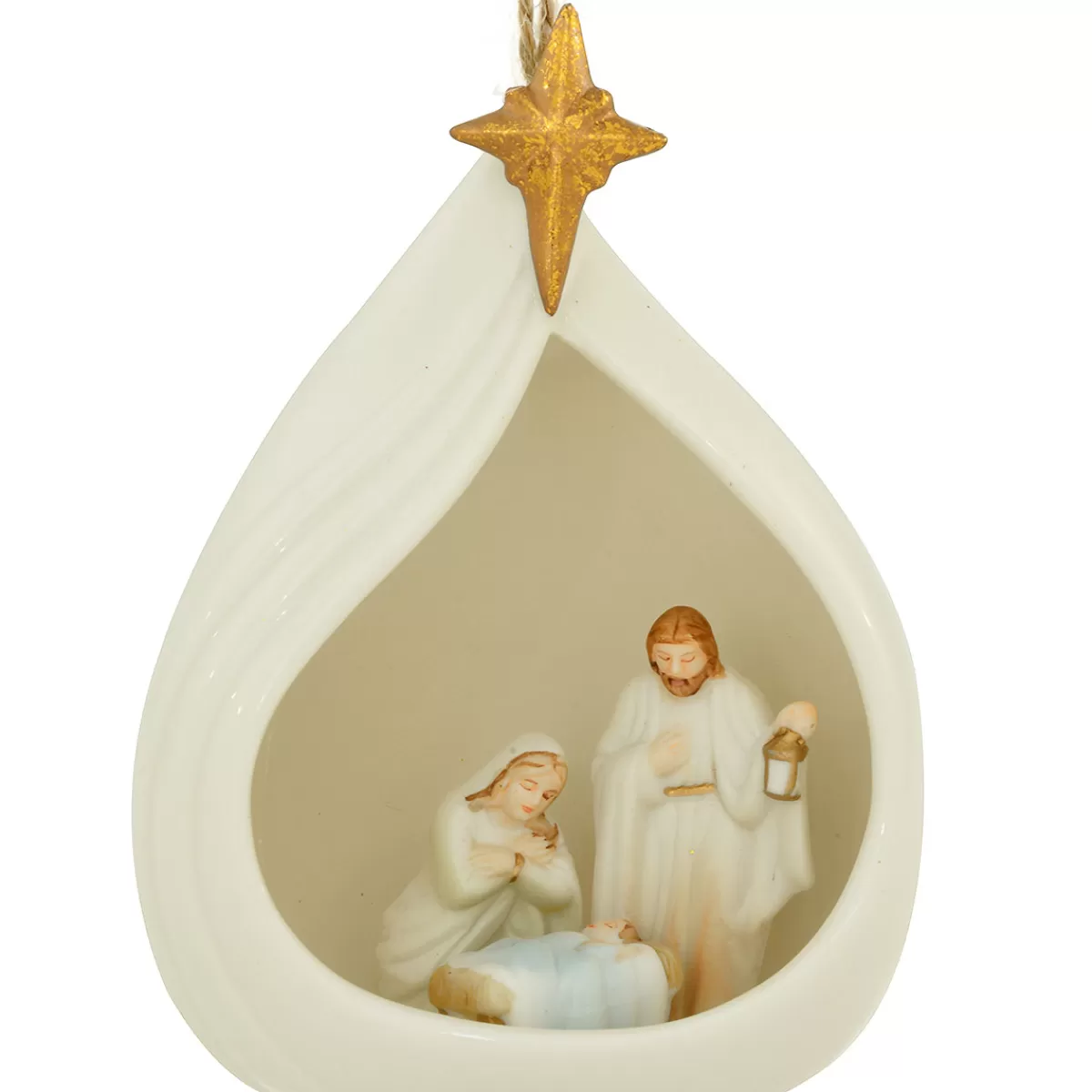 Bronner's Christmas Wonderland Nativity 4.5 Inch Porcelain Ornament | Religious