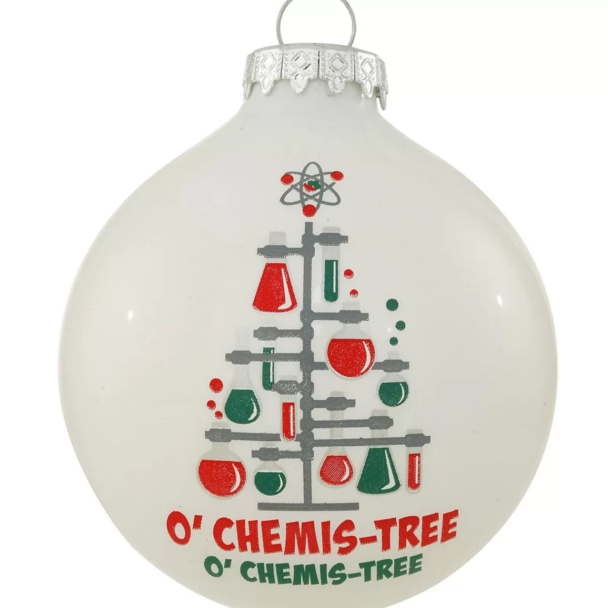 Bronner's Christmas Wonderland O Chemis-Tree Glass Ornament> Hobbies & Occupations