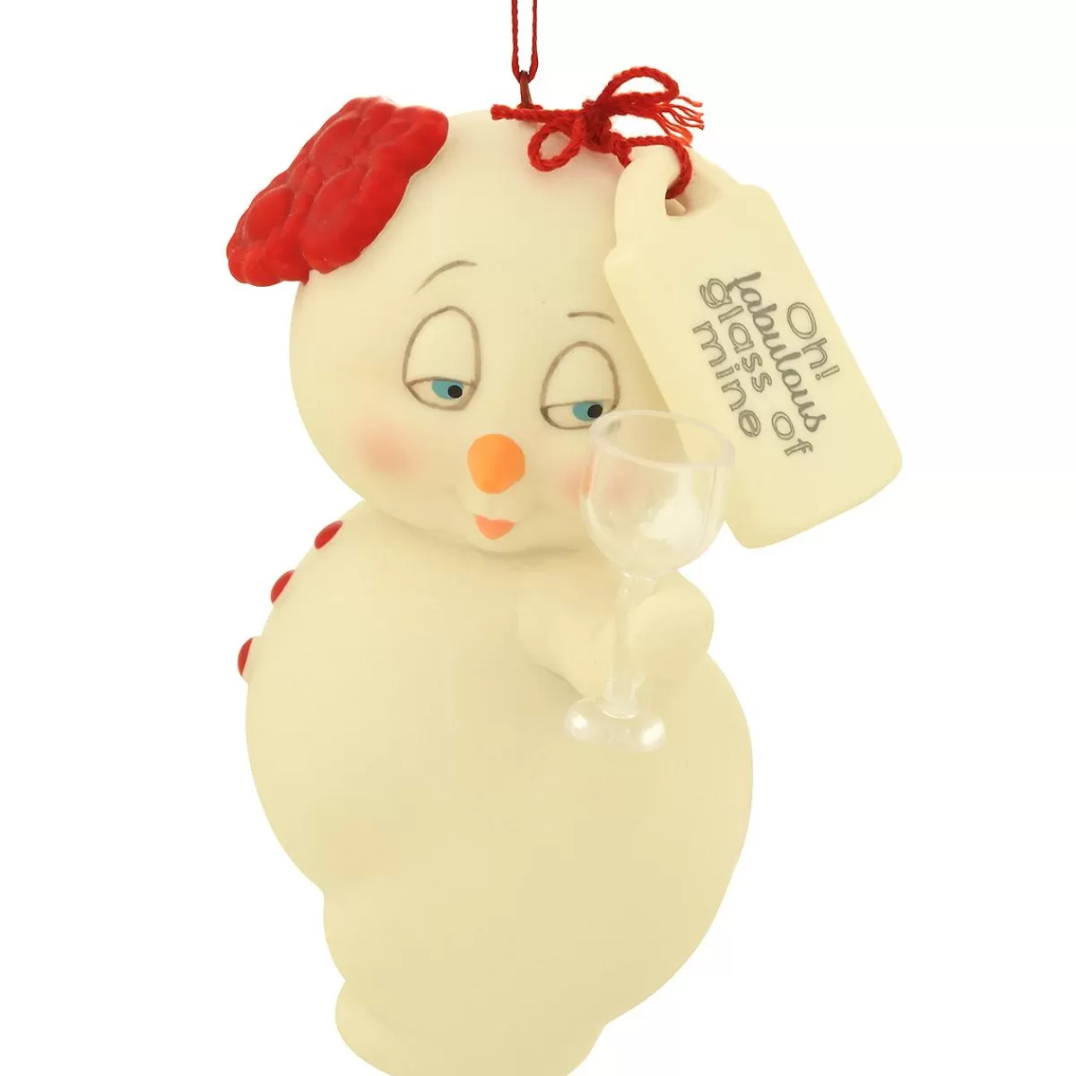 Bronner's Christmas Wonderland Oh Fabulous Glass Of Mine Snowpinion Ornament> Food, Drinks, & Cooking