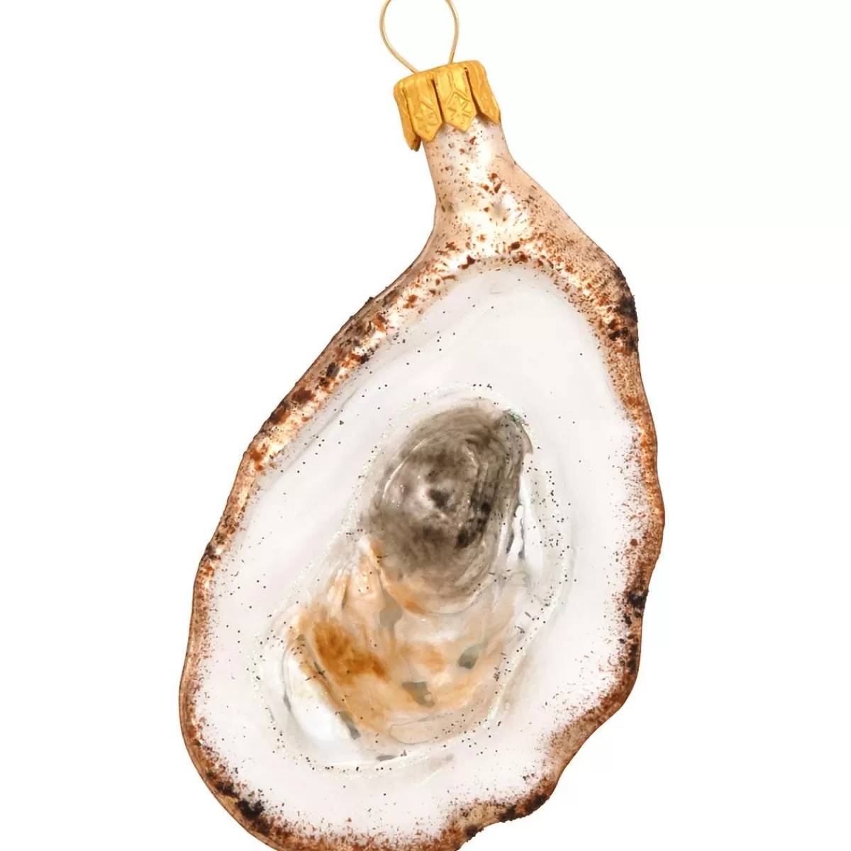 Bronner's Christmas Wonderland Oyster Glass Ornament> Food, Drinks, & Cooking