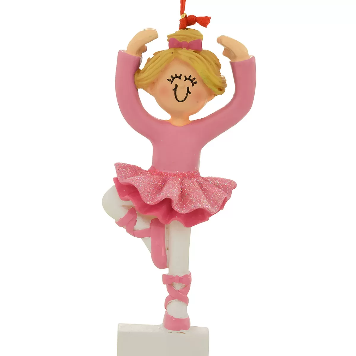 Bronner's Christmas Wonderland Personalized Ballerina Blonde Resin Ornament> Music, Dance, & Theater