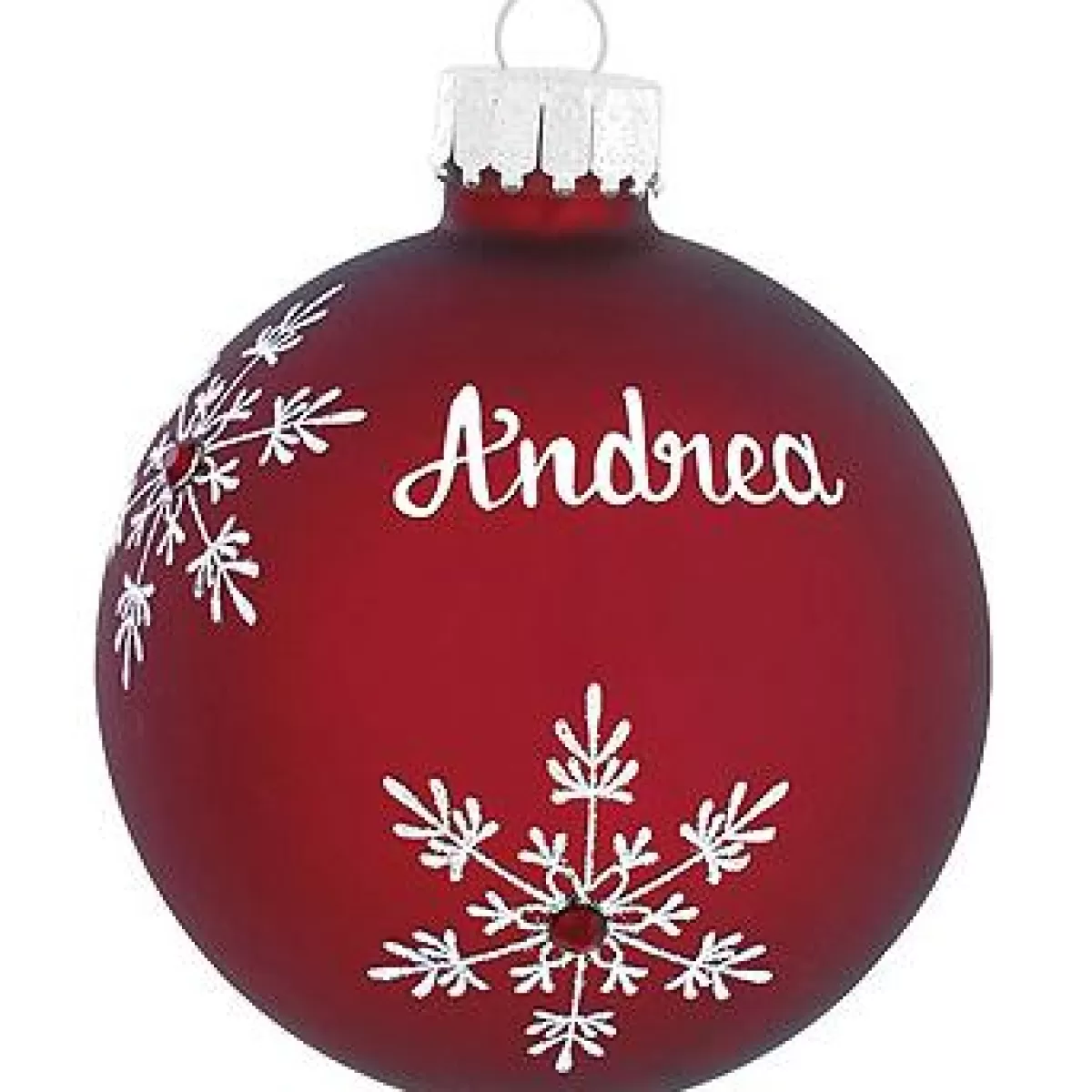 Bronner's Christmas Wonderland Personalized Birthstone Glass Ornament | Ornaments