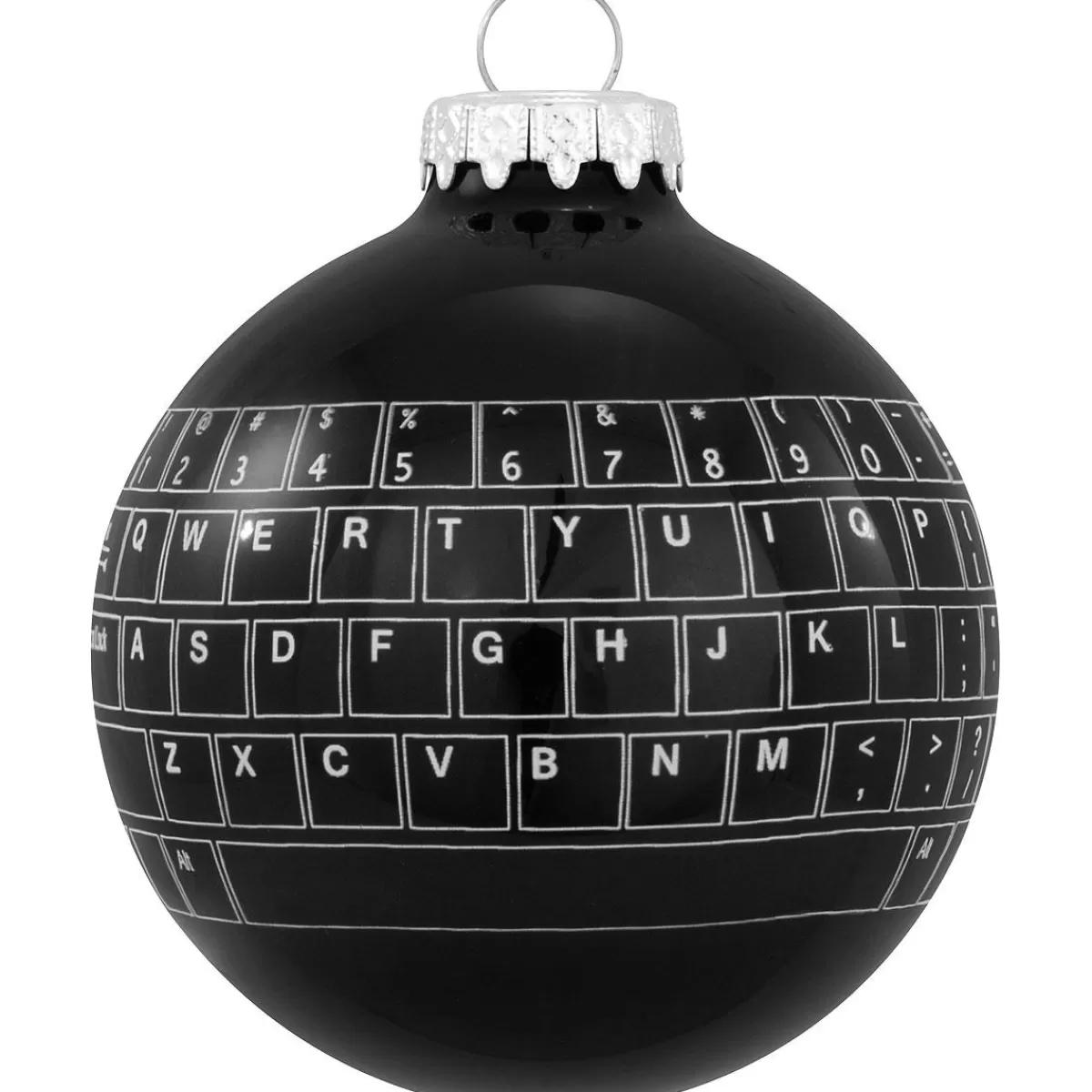 Bronner's Christmas Wonderland Personalized Computer Keyboard Glass Ornament> Hobbies & Occupations