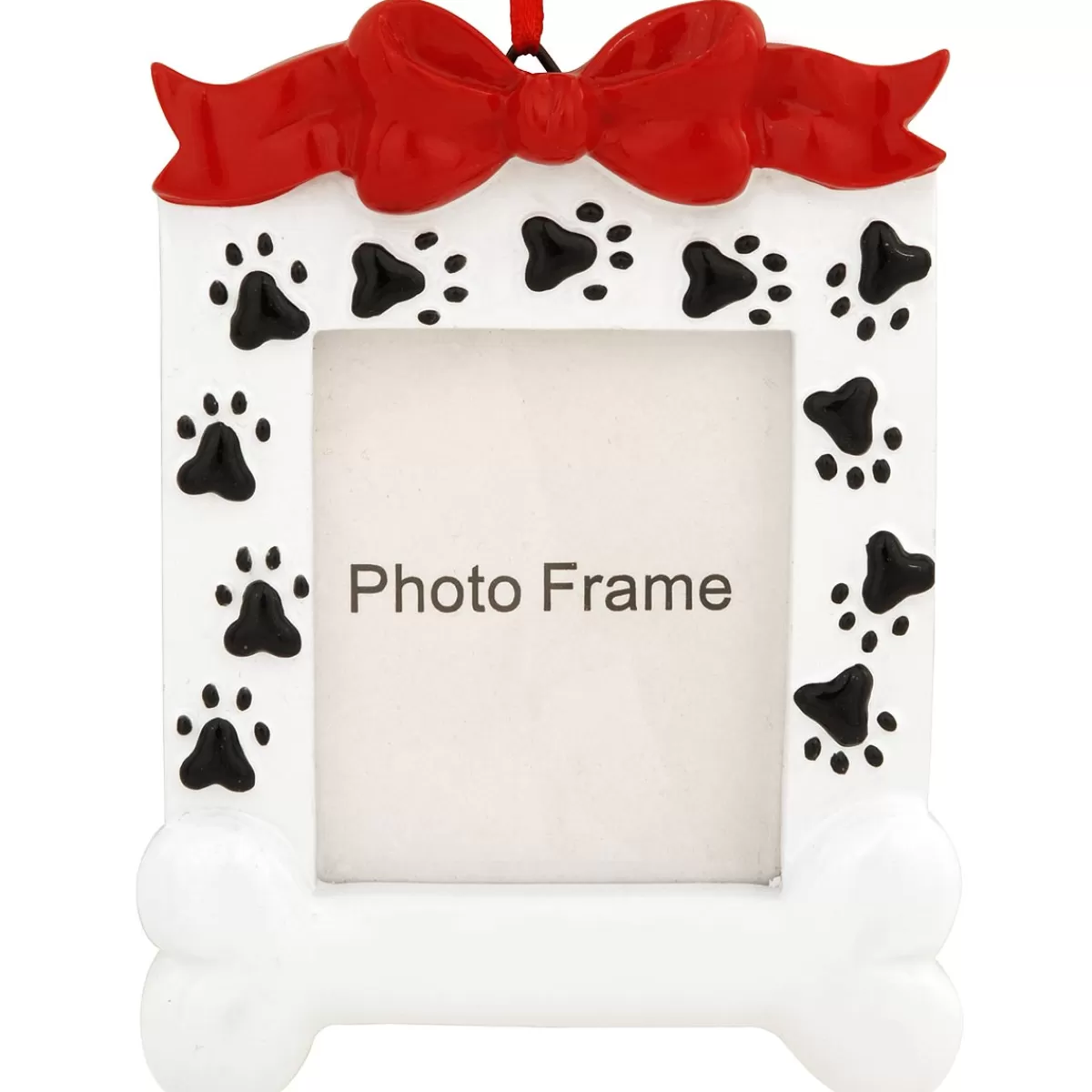 Bronner's Christmas Wonderland Personalized Dog Frame Ornament | Ornaments