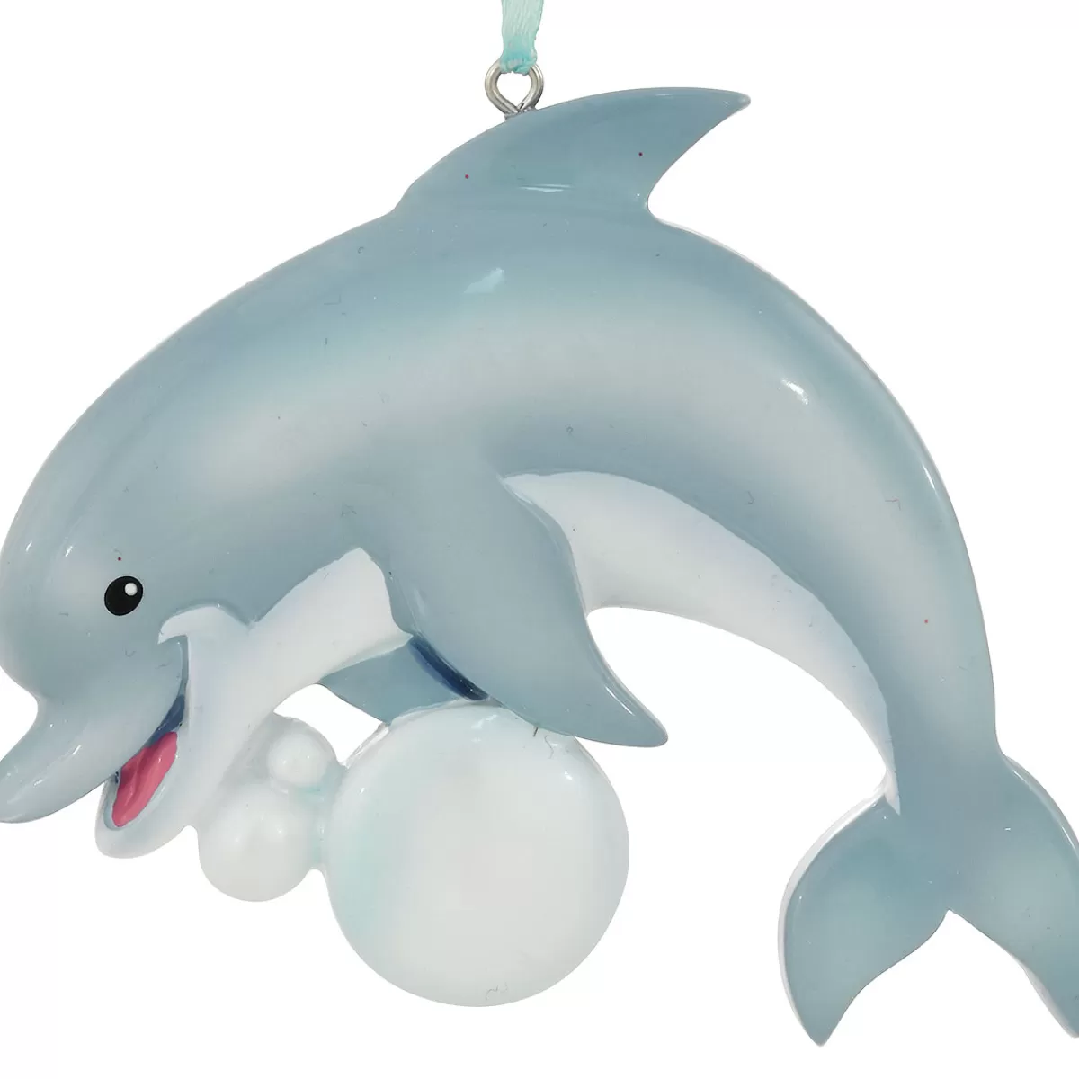 Bronner's Christmas Wonderland Personalized Dolphin Resin Ornament | Ornaments