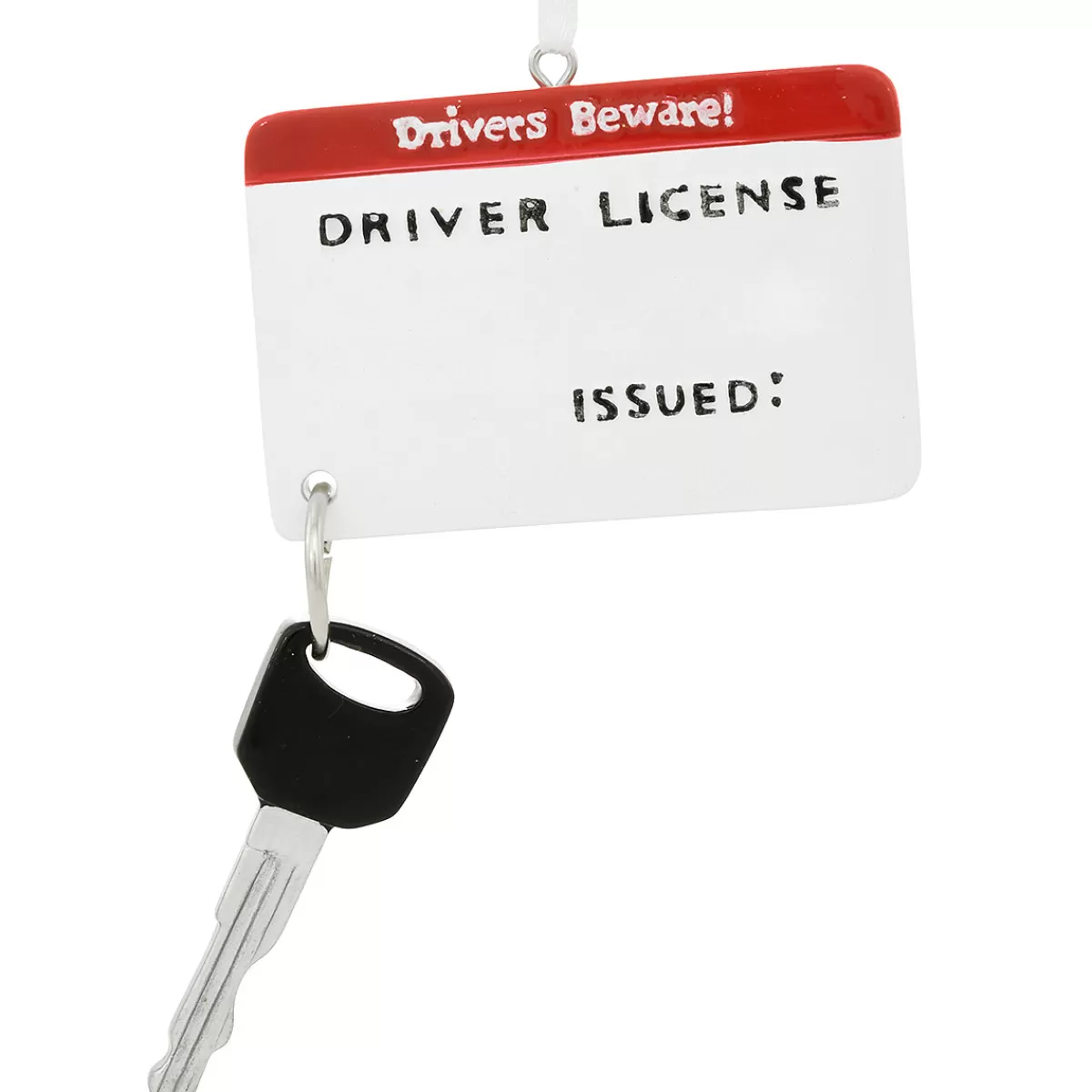 Bronner's Christmas Wonderland Personalized Driver's License And Key Ornament> Hobbies & Occupations