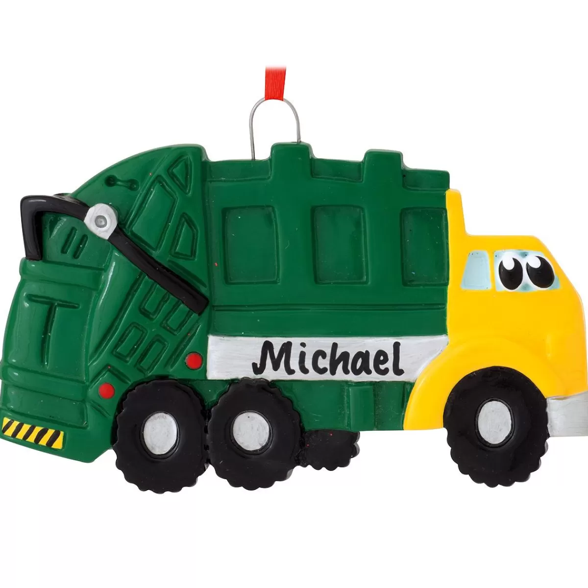 Bronner's Christmas Wonderland Personalized Garbage Truck Ornament> Hobbies & Occupations