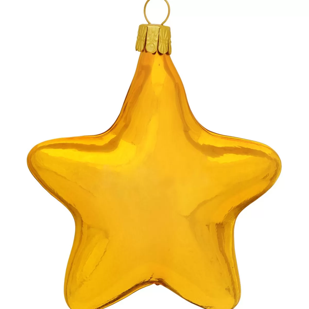 Bronner's Christmas Wonderland Personalized Gold Star Glass Ornament> Novelty