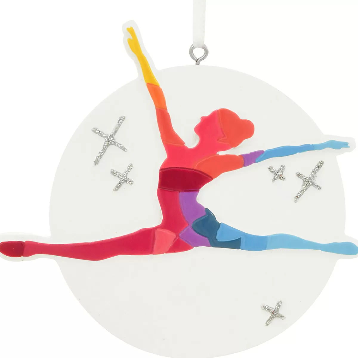 Bronner's Christmas Wonderland Personalized Gymnastics Resin Ornament | Ornaments