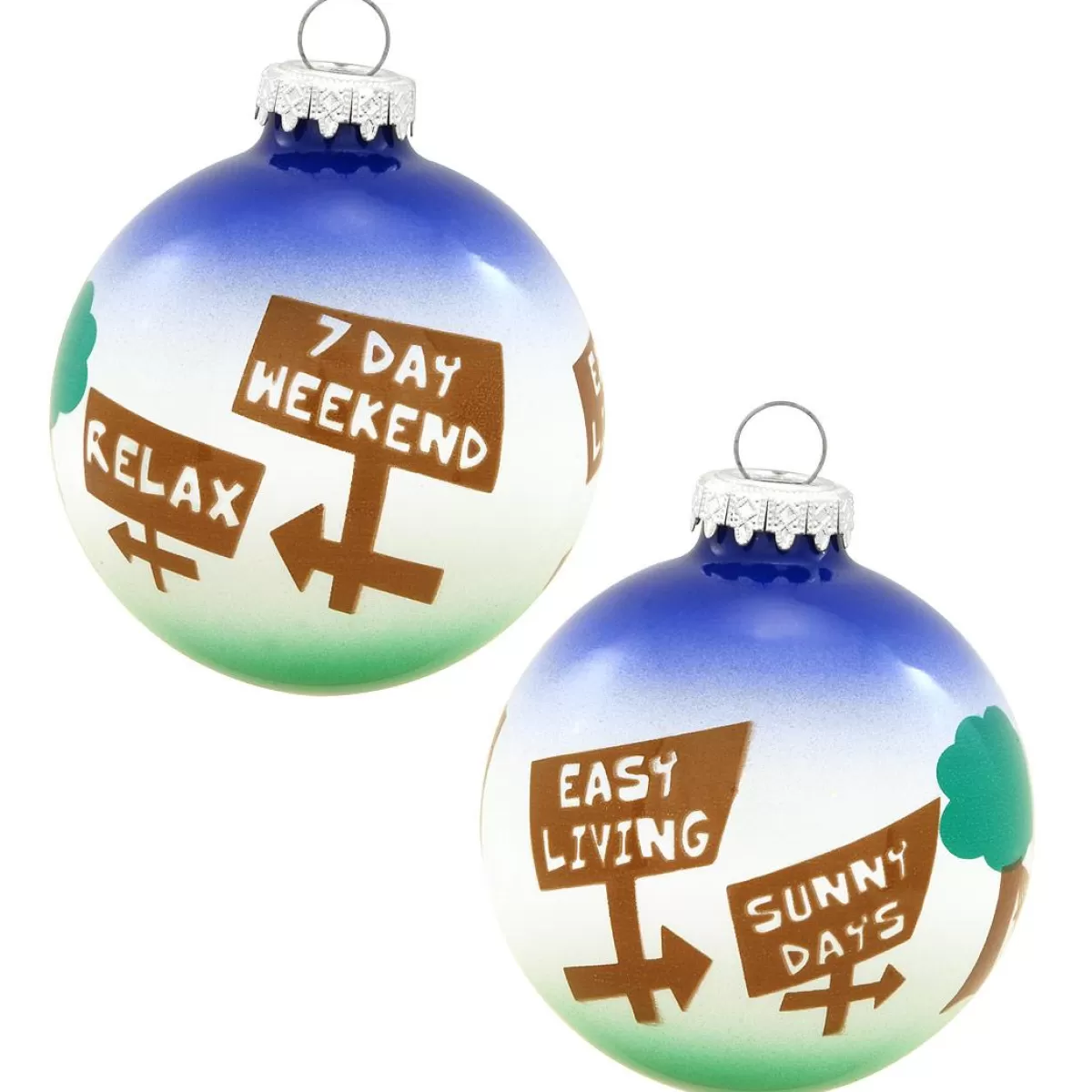 Bronner's Christmas Wonderland Personalized Happy Retirement Glass Ornament> Hobbies & Occupations