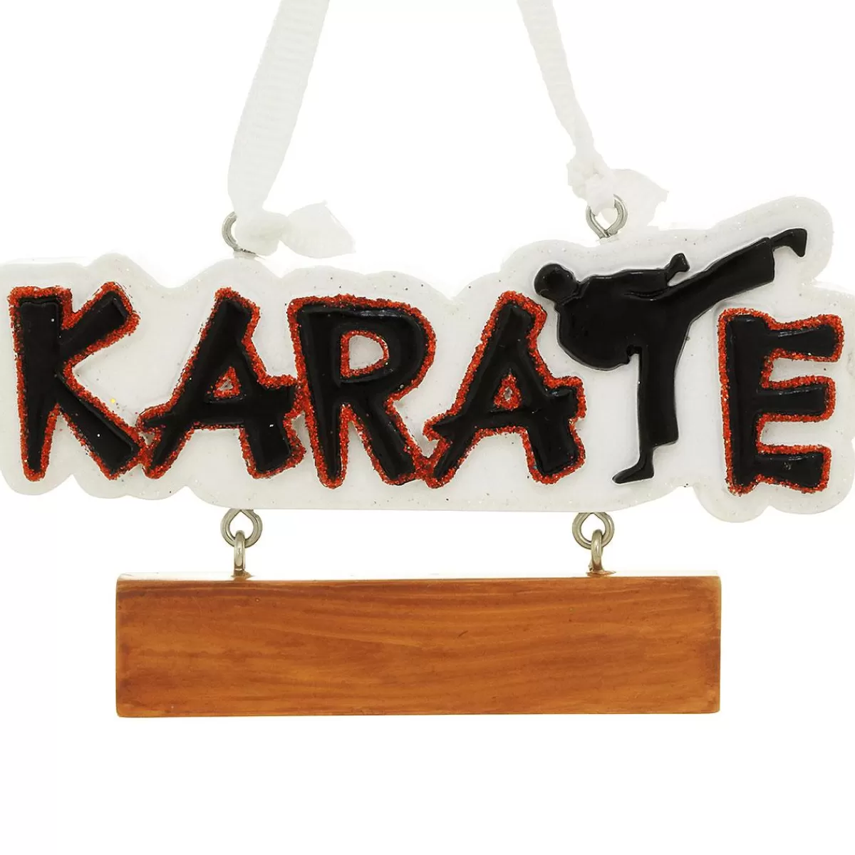 Bronner's Christmas Wonderland Personalized Karate Ornament> Hobbies & Occupations