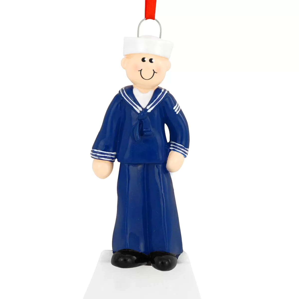 Bronner's Christmas Wonderland Personalized Navy Man Ornament | Ornaments