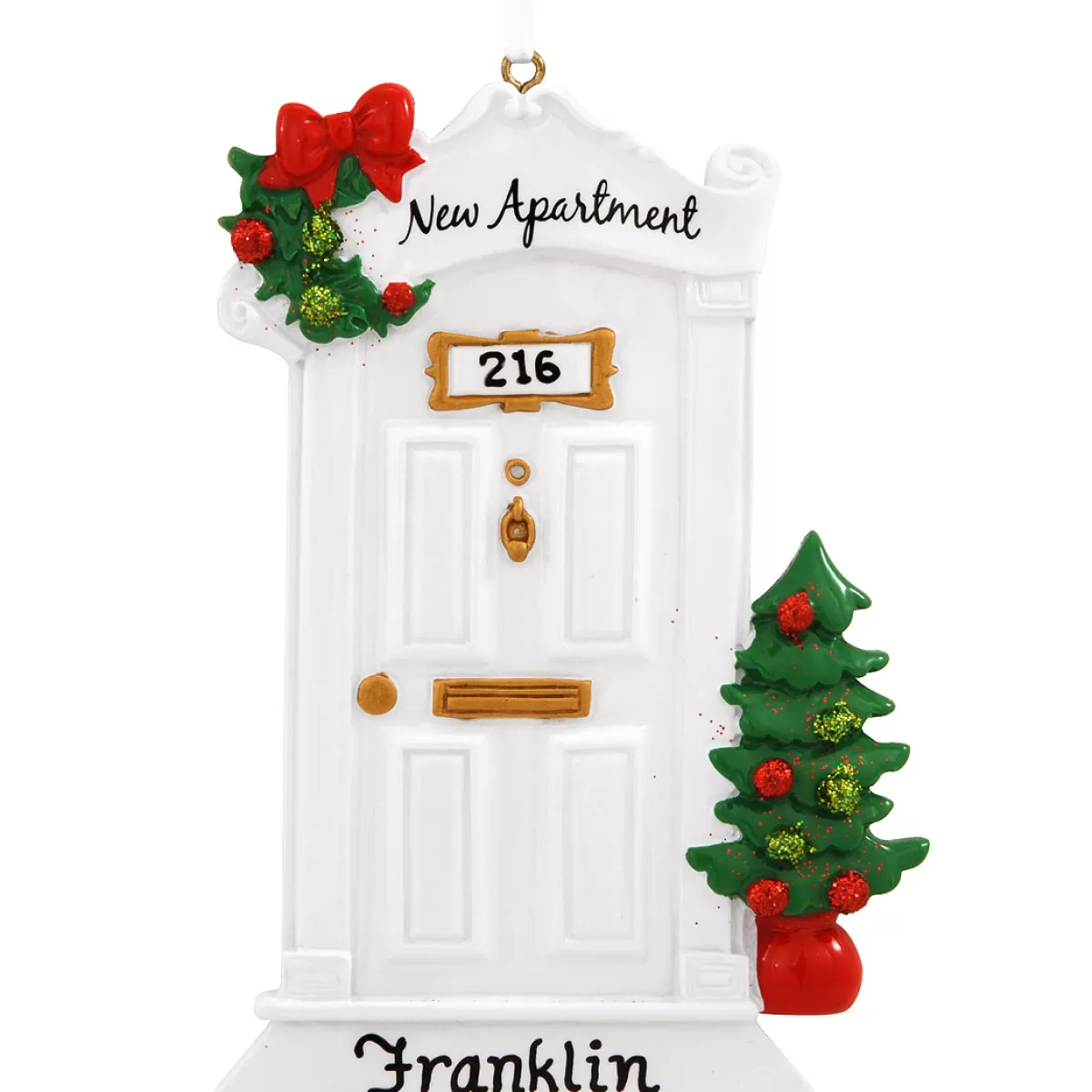 Bronner's Christmas Wonderland Personalized New Apartment Ornament | Ornaments