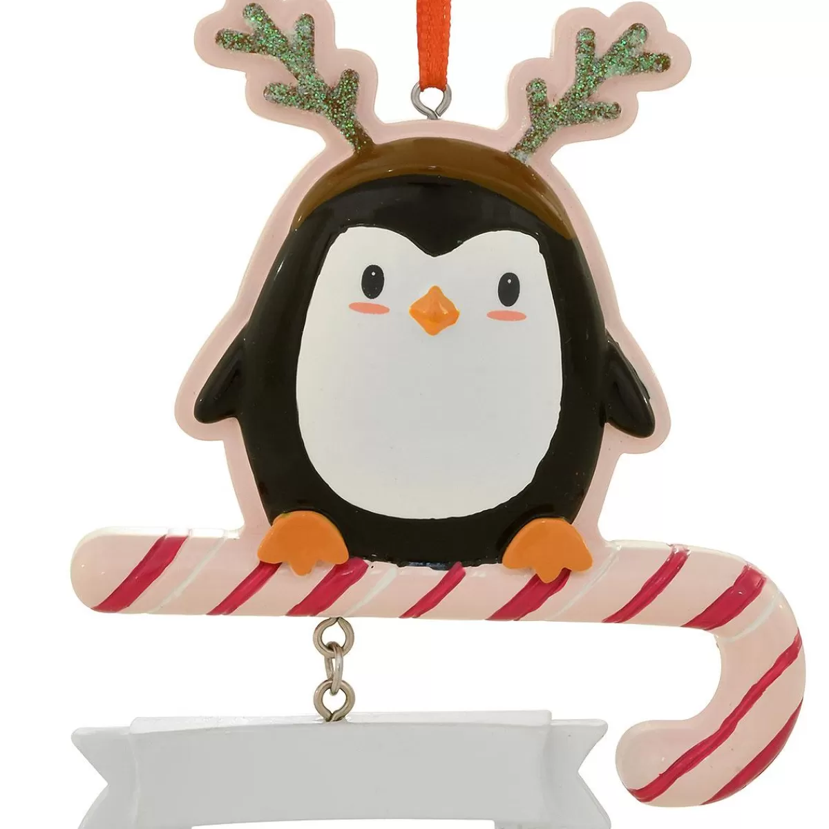 Bronner's Christmas Wonderland Personalized Penguin Pretender Ornament | Ornaments