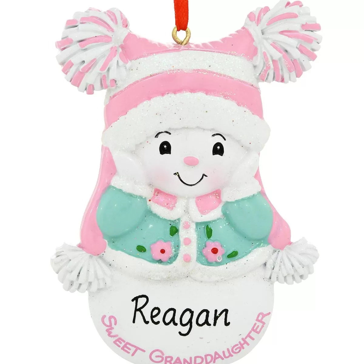 Bronner's Christmas Wonderland Personalized Snowman Sweet Granddaughter Ornament | Ornaments