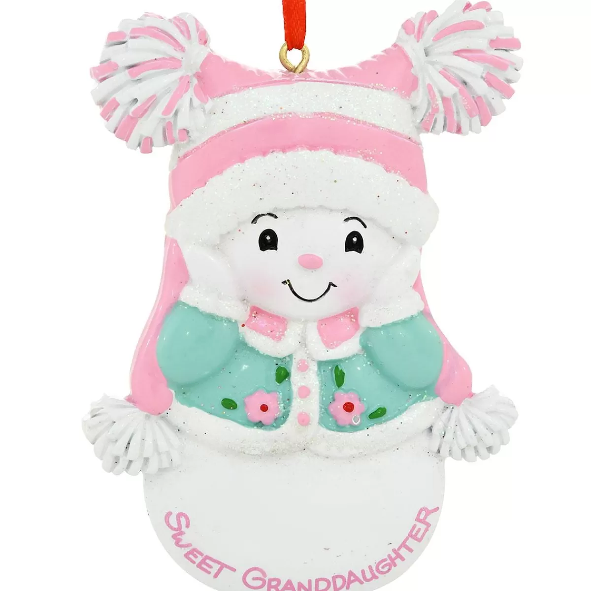 Bronner's Christmas Wonderland Personalized Snowman Sweet Granddaughter Ornament | Ornaments