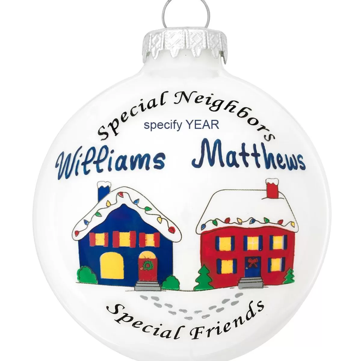 Bronner's Christmas Wonderland Personalized Special Neighbors Special Friends Ornament | Ornaments