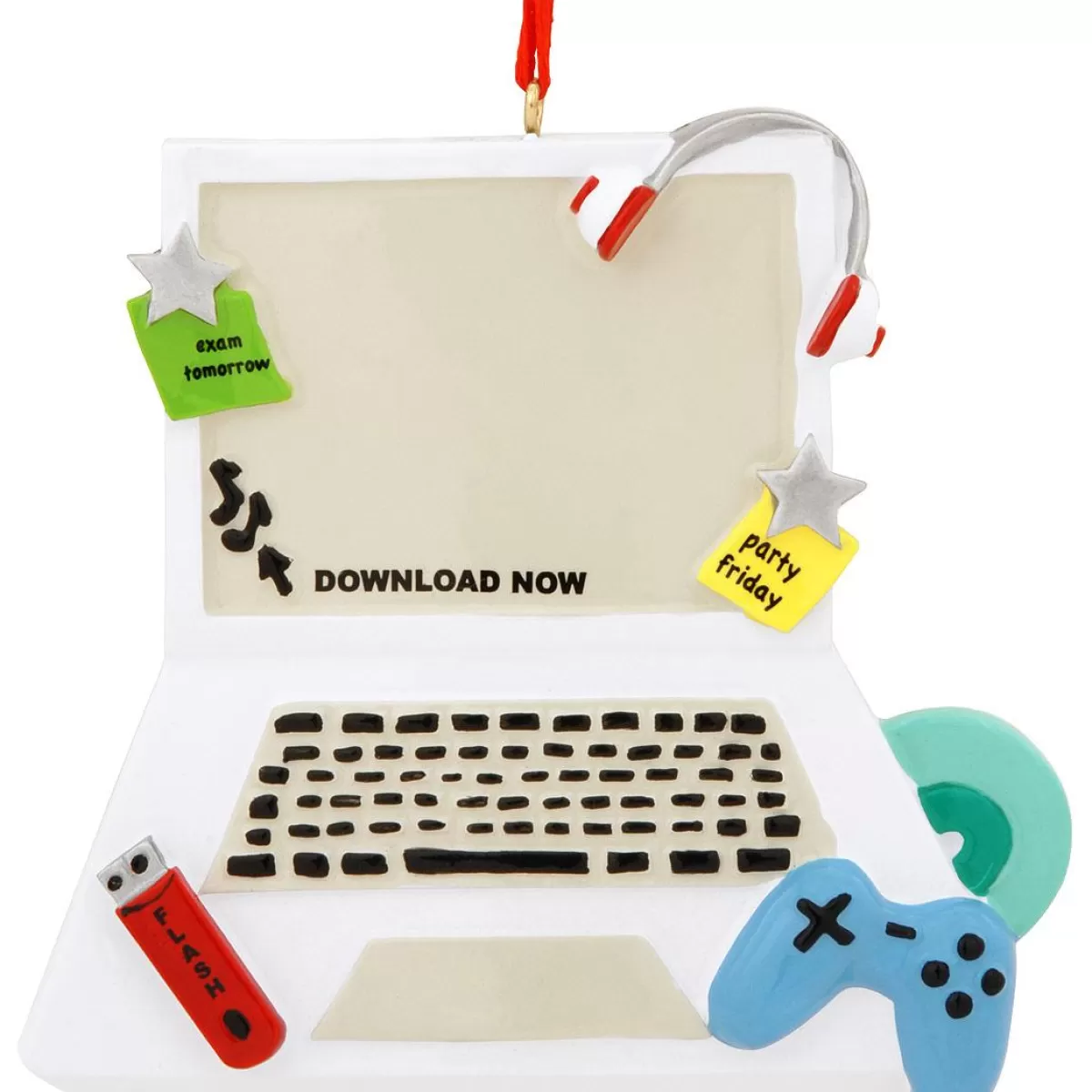 Bronner's Christmas Wonderland Personalized Teenage Computer Ornament> Hobbies & Occupations