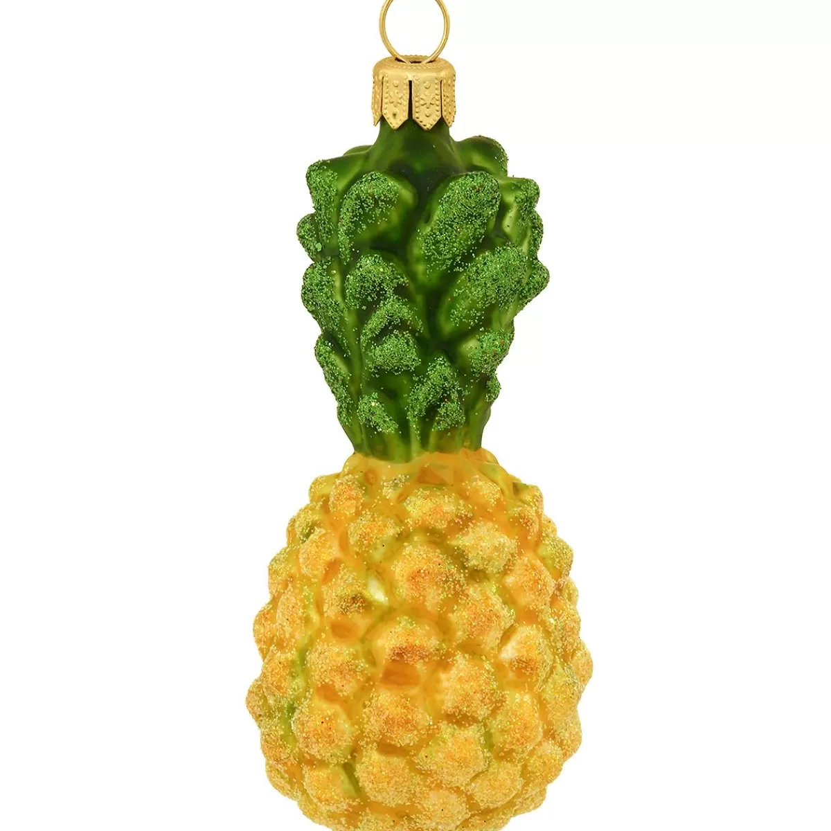 Bronner's Christmas Wonderland Pineapple Glass Ornament> Food, Drinks, & Cooking