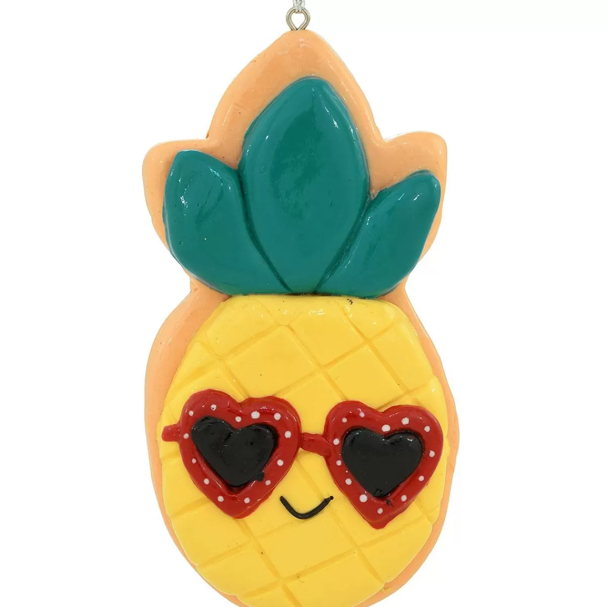 Bronner's Christmas Wonderland Pineapple With Sunglasses Clay Dough Ornament> Food, Drinks, & Cooking