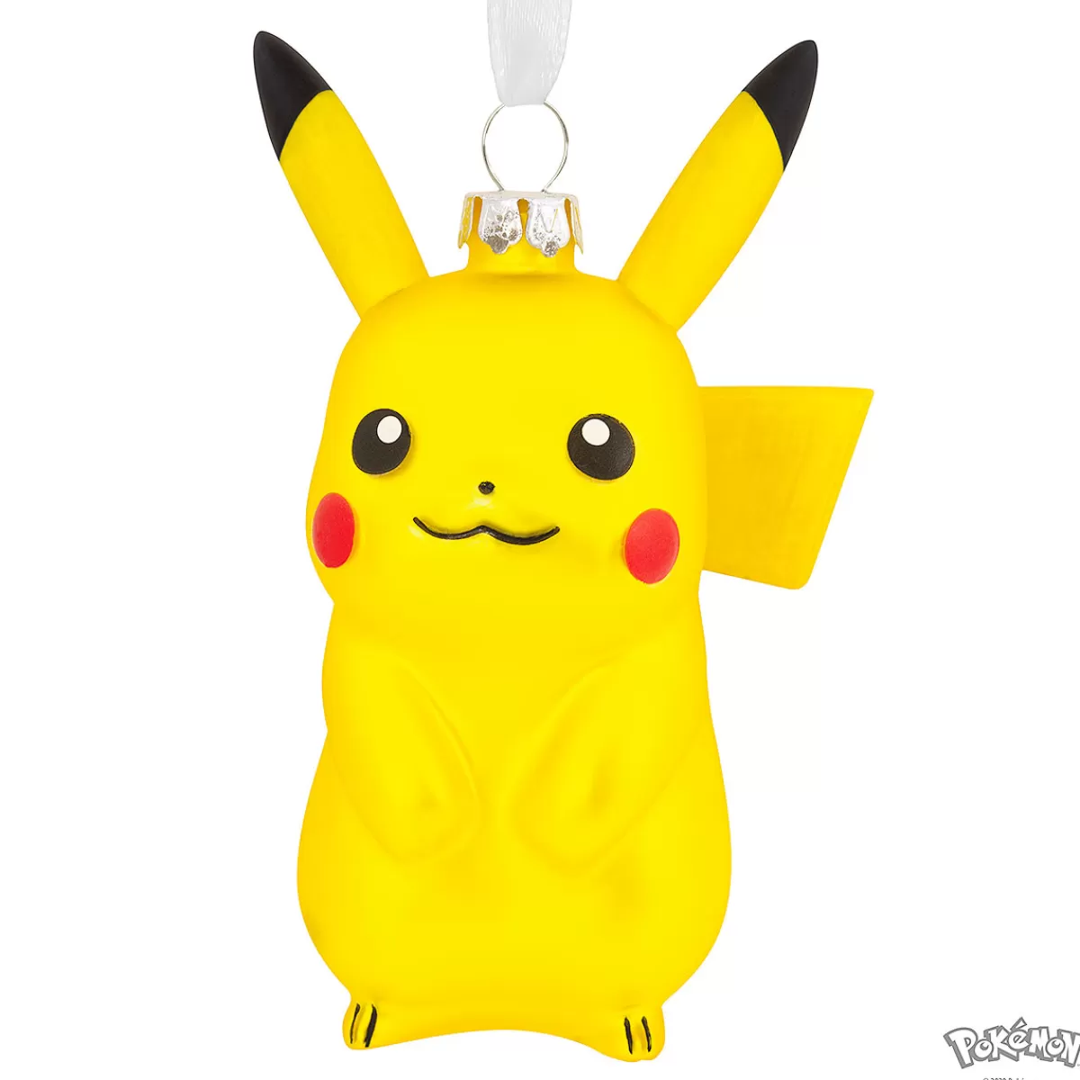 Bronner's Christmas Wonderland Pokemon Pikachu Glass Ornament> Hobbies & Occupations