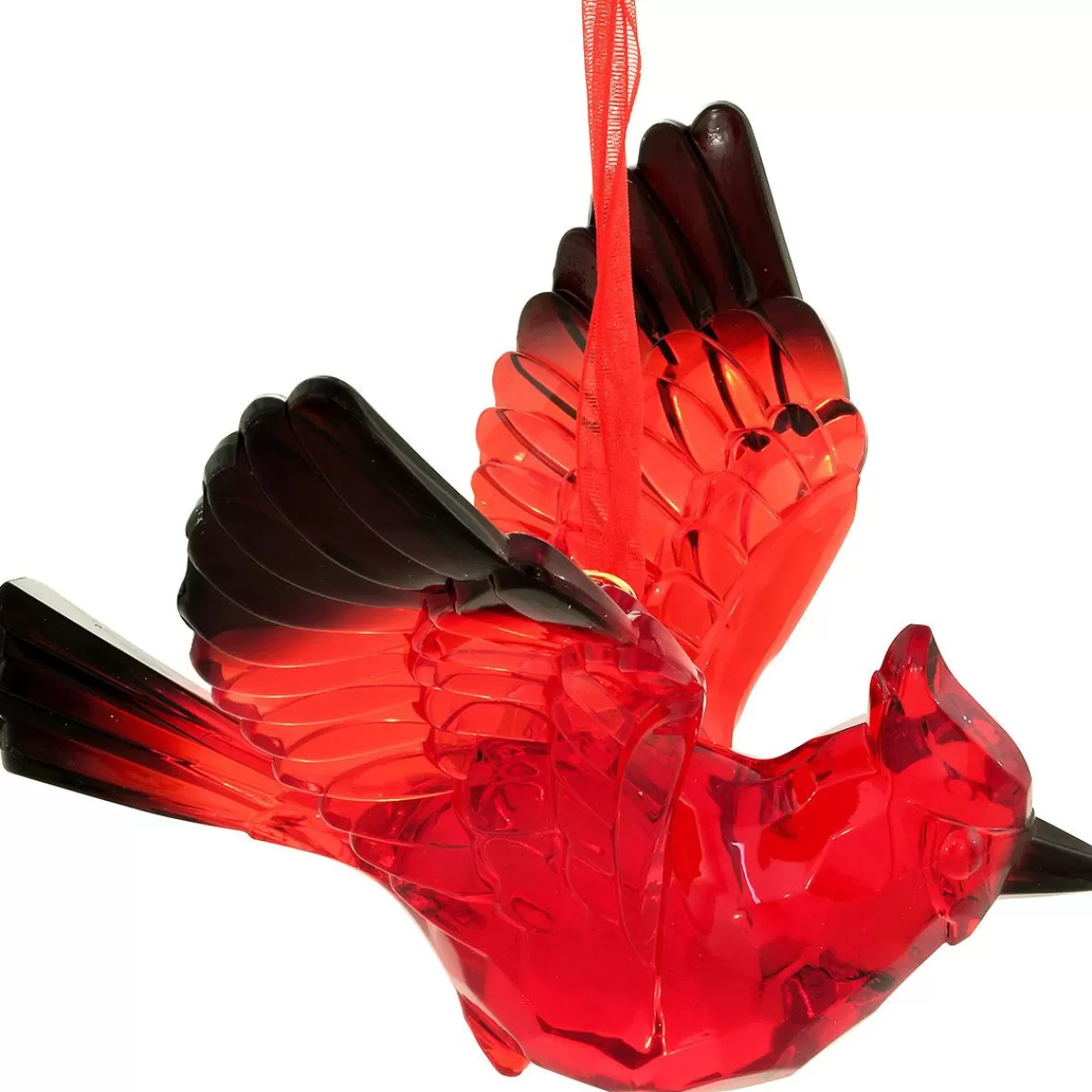 Bronner's Christmas Wonderland Red Acrylic Cardinal Ornament> In Memory Of