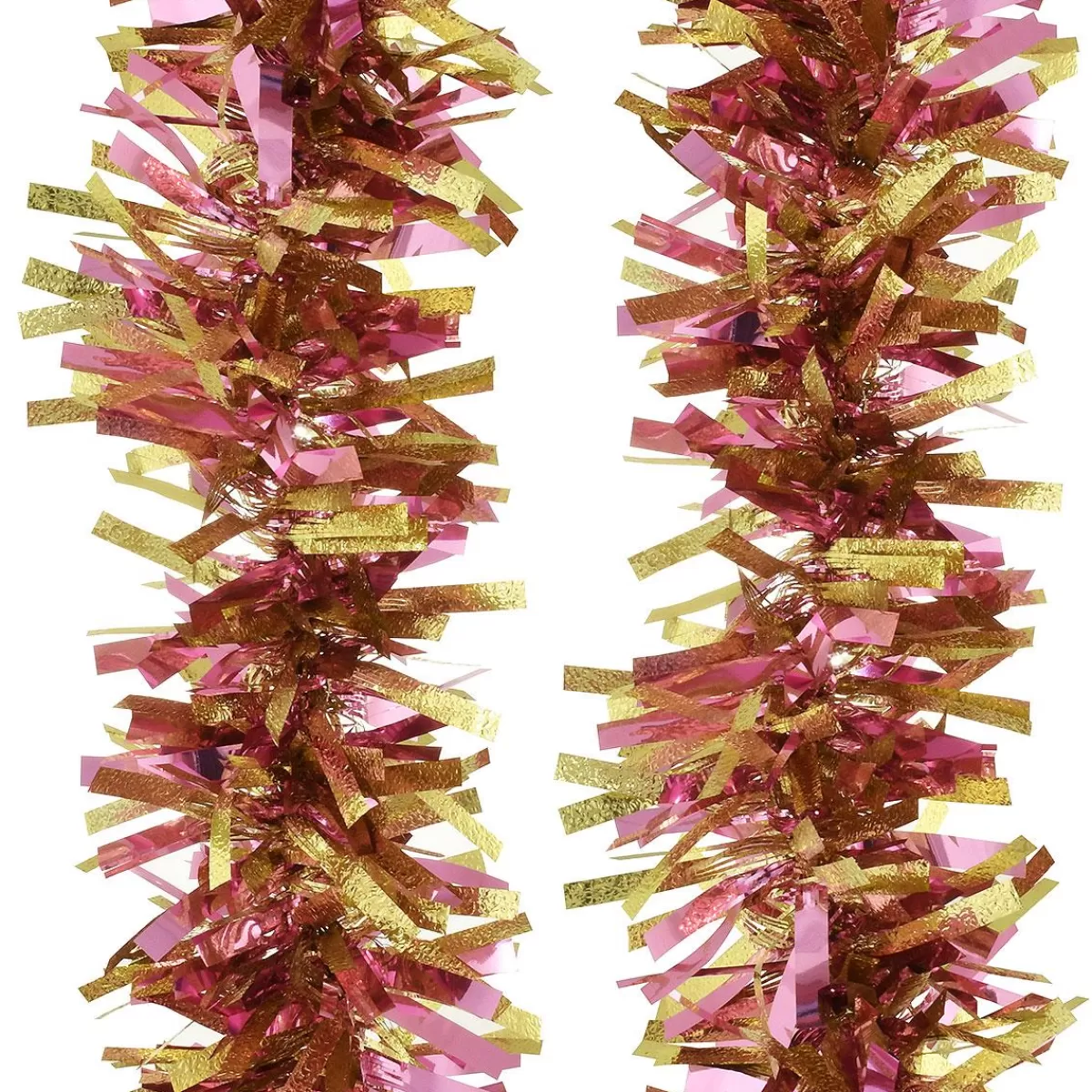 Bronner's Christmas Wonderland Rose And Gold Tinsel Garland | Novelty, Bead, & Tinsel Garlands