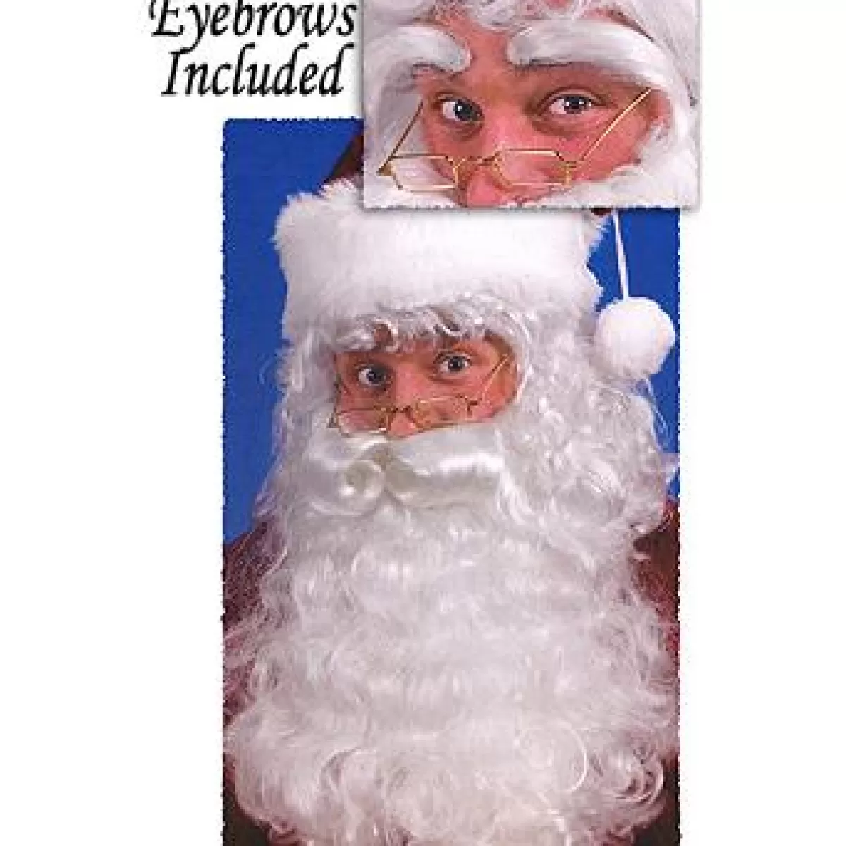 Bronner's Christmas Wonderland Santa Beard And Wig Set With Eyebrows | Accessories