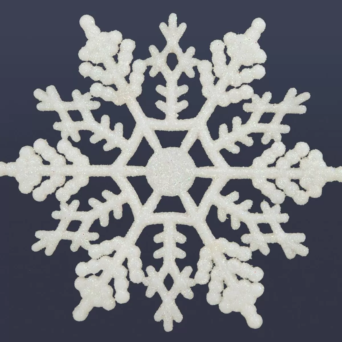 Bronner's Christmas Wonderland Set Of 24 White And Iridescent Snowflake Ornaments | Sets