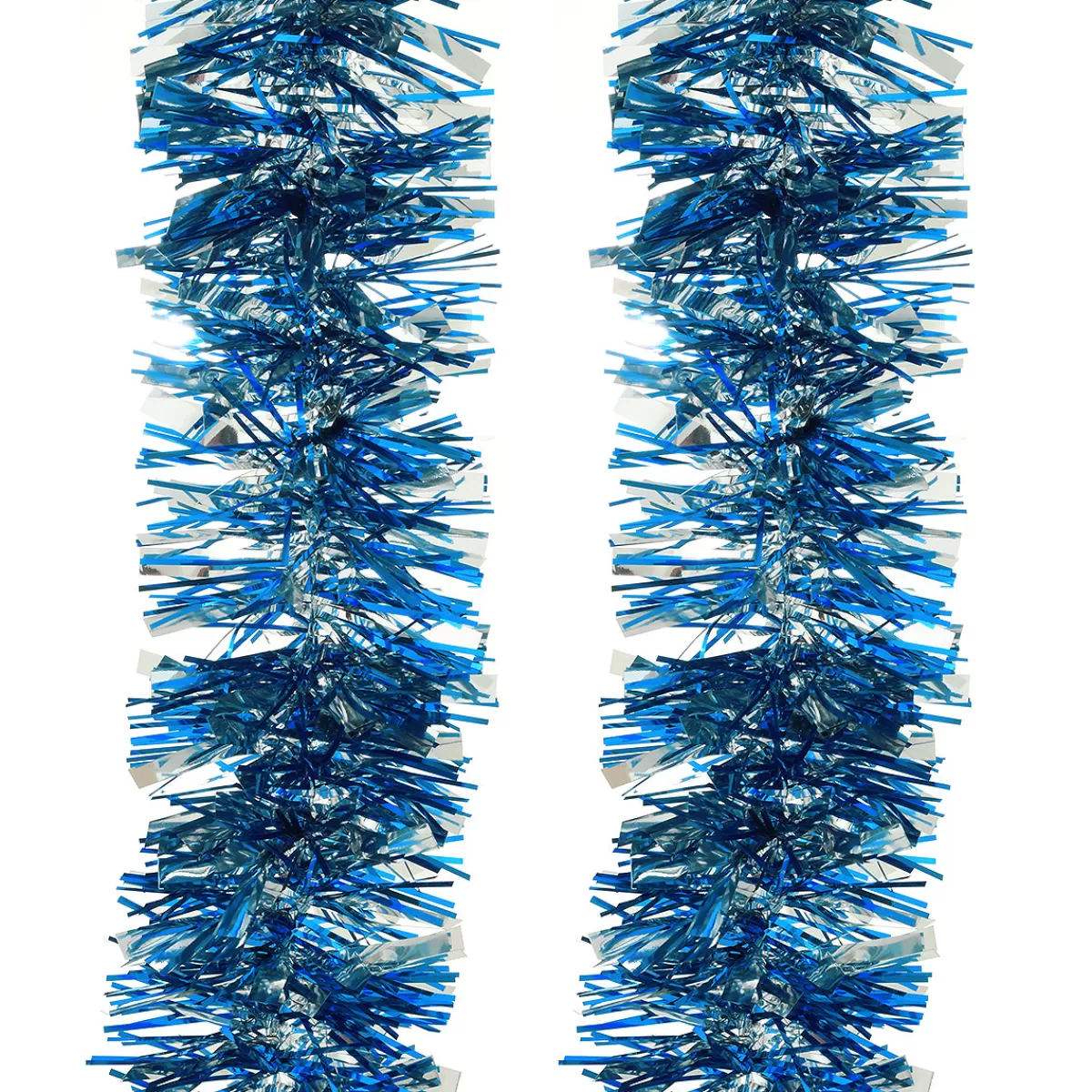 Bronner's Christmas Wonderland Silver And Blue Fantasy Tinsel Garland | Novelty, Bead, & Tinsel Garlands