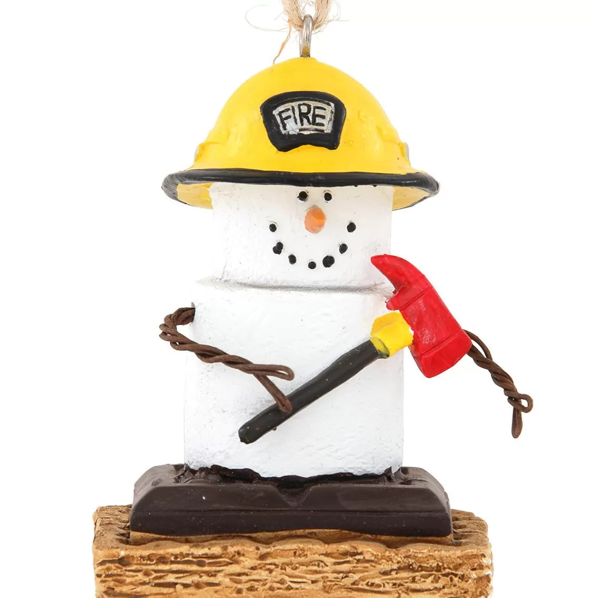 Bronner's Christmas Wonderland S'Mores Fireman Ornament> Hobbies & Occupations