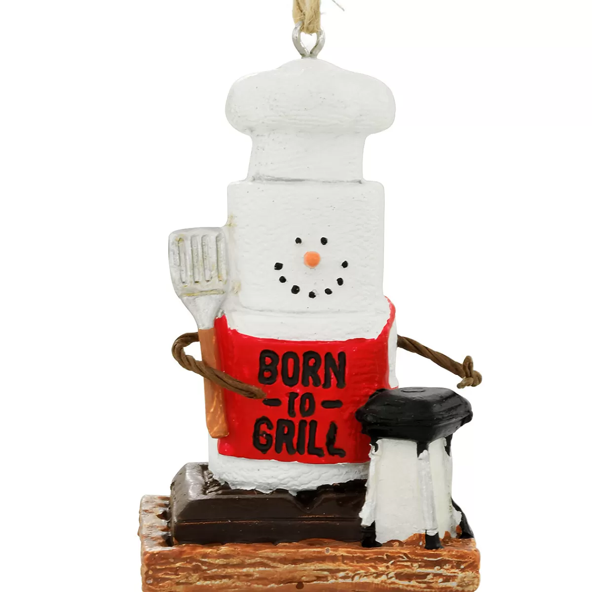 Bronner's Christmas Wonderland S'Mores Grilling Resin Ornament> Food, Drinks, & Cooking