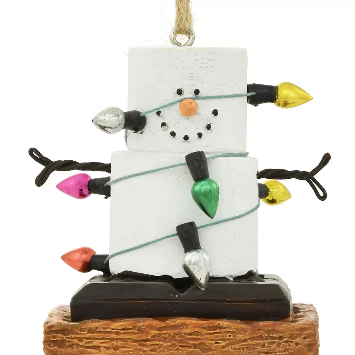 Bronner's Christmas Wonderland S'Mores With Lights Ornament> Food, Drinks, & Cooking