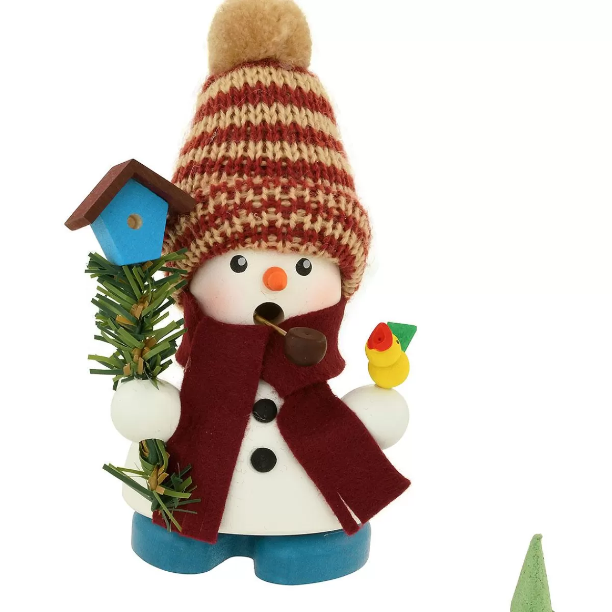 Bronner's Christmas Wonderland Snowman With Birdhouse Incense Smoker | Nutcrackers