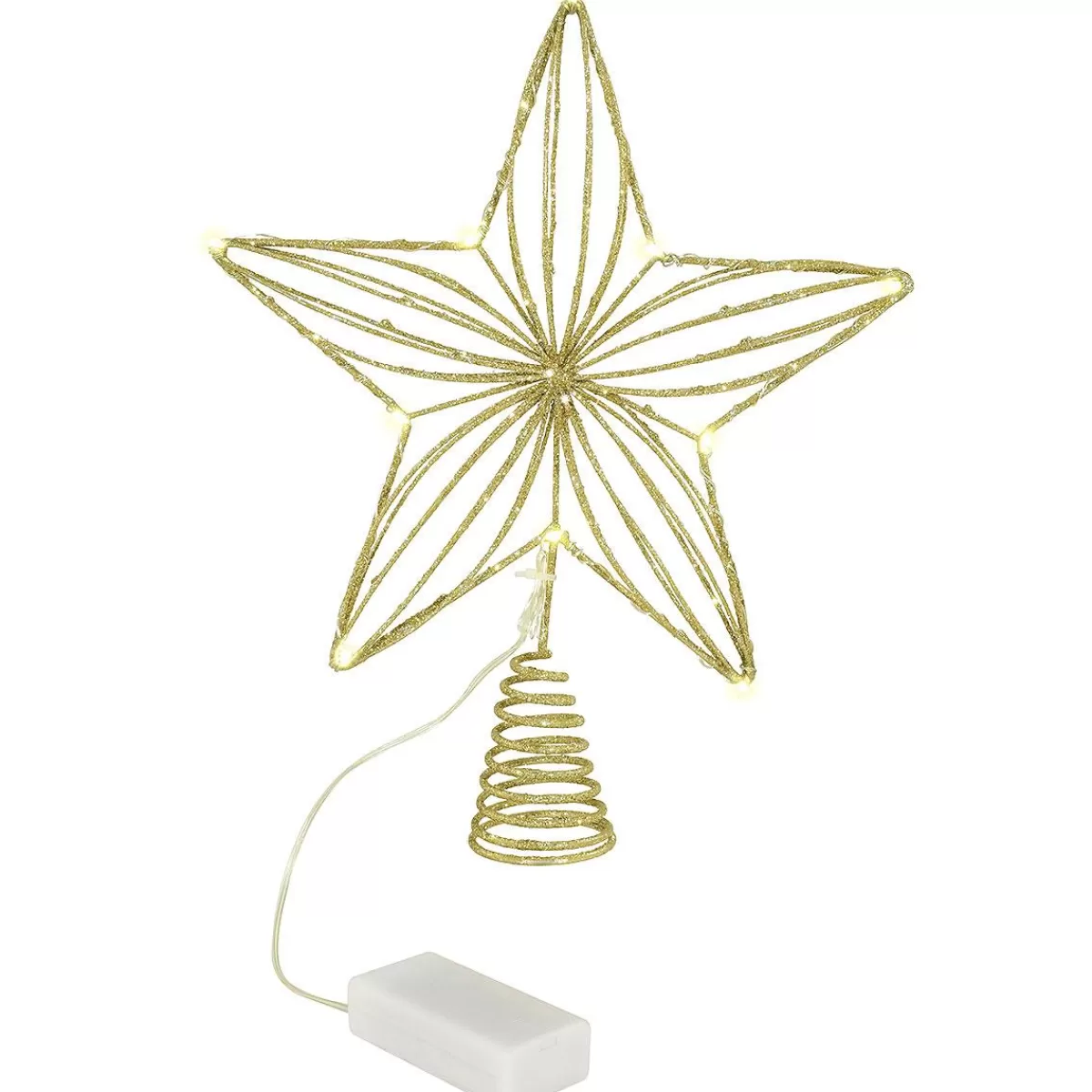 Bronner's Christmas Wonderland Star Wire Lighted Tree Topper | Tree Toppers